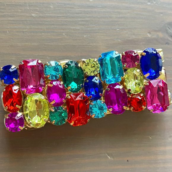 Beautiful Bejewelled Cuff Bracelet - Picture 1 of 3